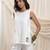 White linen co ord set