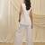 White linen co ord set