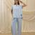 Powder blue linen co ord set