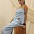 Powder blue linen co ord set