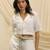 White linen co ord set