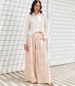 Ivory embroidered cotton shirt