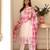 blush pink cotton flex 3-piece suit set