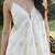 Cream white printed cotton cami top
