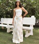 Ivory cotton tube top