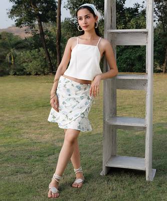 Ivory cotton crop top 2