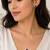 Elegant emerald red crystal pendant necklace & stud earrings set | rhodium plated american diamond jewelry set for women