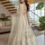 Ivory Butterfly Net Embroidered Semi Stitched Lehenga Choli with Dupatta