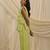 Lime green linen trouser