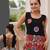 Multicolor navratri special kutchi gamthi work georgette kurti