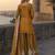 mehendi chiffon readymade suit with real mirror & embroidery work