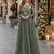 pista silk blend readymade anarkali suit with embroidery & zari Sequin work