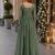 pista silk blend readymade anarkali suit with embroidery & zari Sequin work