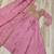 pink silk blend readymade anarkali suit with Sequin & embroidery work