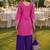pink viscose readymade suit with zari Sequin & embroidery work