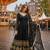 black faux georgette readymade anarkali suit with embroidery & Sequin work