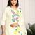 Ishin off- white hand painted floral embellished kurta with pants and dupatta