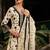 Floral embroidered regular thread work pure cotton kurta with trousers & dupatta