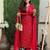 Bandhani printed round neck straight kurta with trousers & dupatta