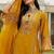 Women ethnic motifs embroidered regular mirror work kurta with trousers & with dupatta