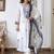 Women floral embroidered regular thread work pure cotton kurta with trousers & with dupatta