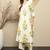 Floral printed pure cotton straight kurta with trousers
