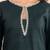 Embroidered straight sequinned kurta with palazzos