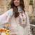 Floral embroidered kurta with trousers & dupatta