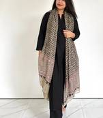Notched round neck straight kurta with palazzos & dupatta
