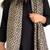 Notched round neck straight kurta with palazzos & dupatta