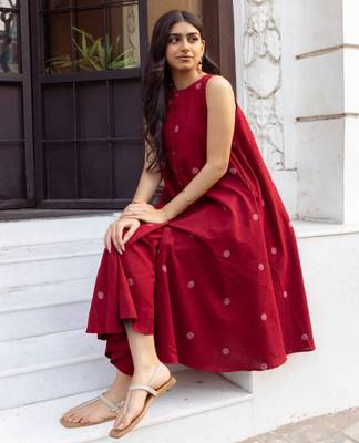 Women printed regular kurta with palazzos 1