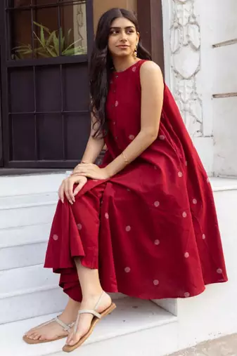 Women printed regular kurta with palazzos