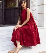Women printed regular kurta with palazzos