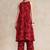 Women ethnic motifs printed regular pure cotton kurta with trousers