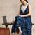 Women floral printed regular pure cotton kurta with trousers