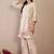 Women floral embroidered regular thread work pure cotton kurta with palazzos