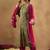 Bandhani printed pure cotton kurta with trousers & dupatta