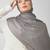 Grey premium modal solid hijab
