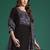 Ethnic motifs printed mirror work pure cotton kurta with trousers & with dupatta
