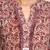 Floral printed cotton mandarin collar straight kurta