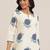 Women floral printed regular kurta with trousers & with dupatta