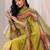 Women floral printed regular kurta with trousers & with dupatta