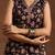 Women floral printed regular mirror work kurta with trousers