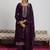 Women floral embroidered regular sequinned kurta with trousers & with dupatta
