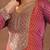 Women bandhani printed regular kurta with trousers & with dupatta