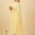 Women floral embroidered cotton kurta with trousers & dupatta