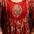 Women ethnic motifs printed cotton anarkali kurta with trousers & dupatta