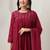 Women ethnic motifs printed cotton kurta with trousers & dupatta
