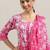 Women floral printed kurta with trousers & dupatta