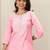 Women floral embroidered kurta with trousers & dupatta